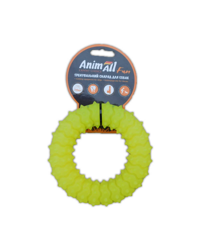 AnimAll Фан 88151 кольцо с шипами 12 см желтое