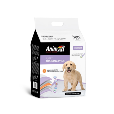 Пелюшки AnimAll 60х60 см з ароматом лаванди/ 100штук, (3 шт/ящ)