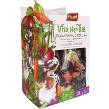 Vita Herbal овощная грядка д/грызунов 100г, 4101