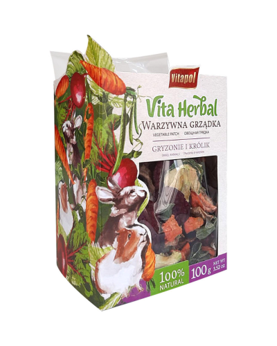 Vita Herbal овощная грядка д/грызунов 100г, 4101