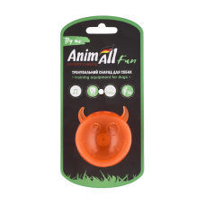 AnimAll Fun м'яч чортик з пищалкою 65 мм помаранчевий