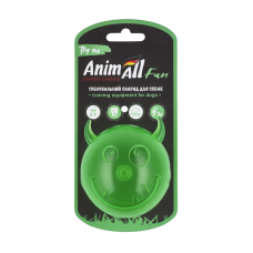 AnimAll Fun м'яч чортик з пищалкою 75 мм зелений