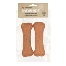 Flamingo ЖЕВАТЕЛЬНЫЕ КОСТИ ДЛЯ СОБАК С МЯСОМ КРОЛИКА 2ST-220G-15CM. 220g