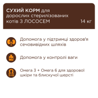 Club 4 Paws Premium Sterilised сухий корм для кішок 900 г - лосось