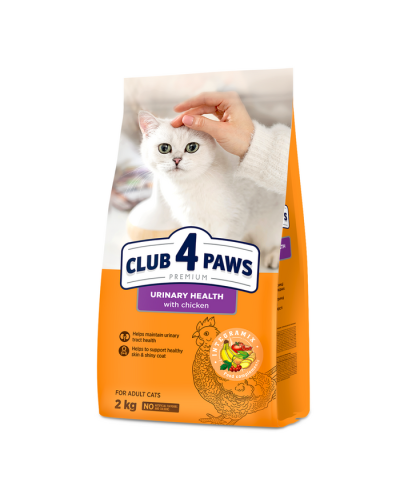 Club 4 Paws Premium Urinary сухий корм для котів 2 кг - курка