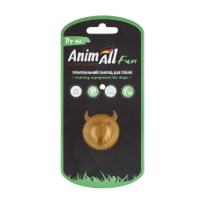 AnimAll Fun м'яч чортик з пищалкою 45 мм золотий