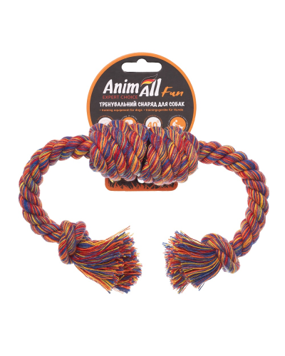 AnimAll Фан канат бочка с двумя узлами 36 см