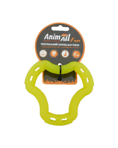 AnimAll Фан 88201 кольцо 6 сторон 12 см желтое