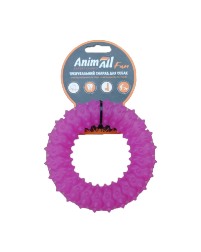AnimAll Фан 88154 кольцо с шипами 12 см фиолетовое