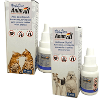 AnimAll VetLine AntiSex суспензія для регуляції статевої активності у собак та котів, 2 мл