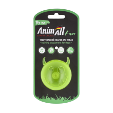 AnimAll Fun мяч чертик с пищалкой 65 мм желтый