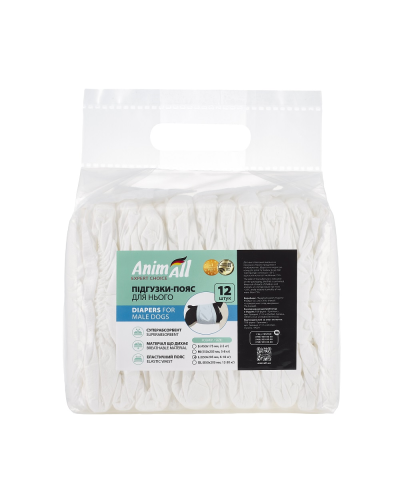 Пояс для кобелей AnimAll L (талия 45-63 см, вес 6-18 кг)