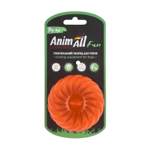 AnimAll Fun мяч волна с пищалкой 75 мм оранжевый