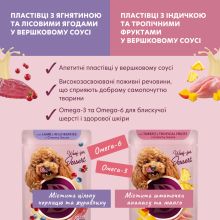 Delickcious набір вологого корму для собак 4 шт х 85 г - асорти