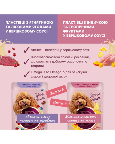 Delickcious набір вологого корму для собак 4 шт х 85 г - асорти