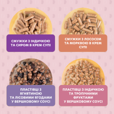 Delickcious набір вологого корму для собак 4 шт х 85 г - асорти