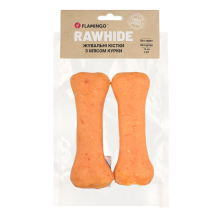 Flamingo ЖЕВАТЕЛЬНЫЕ КОСТИ ДЛЯ СОБАК С МЯСОМ КУРКИ 2ST-220G-15CM. 220g