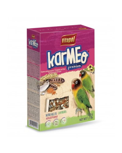 ВИТАПУЛ корм KARMEO премиум д/Неразлучники 500г, 2600