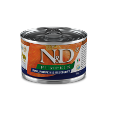 Вологий корм для собак малих порід Farmina  N&D Grain Free PUMPKIN LAMB ADULT MINI з гарбузом, ягням, чорницею 140 г 02338