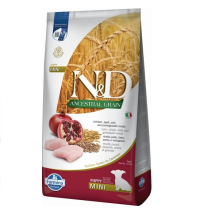 Сухой корм для щенков мелких пород Farmina N&D Low Grain CHICKEN & POMEGRANATE PUPPY MINI 7 kg 35066