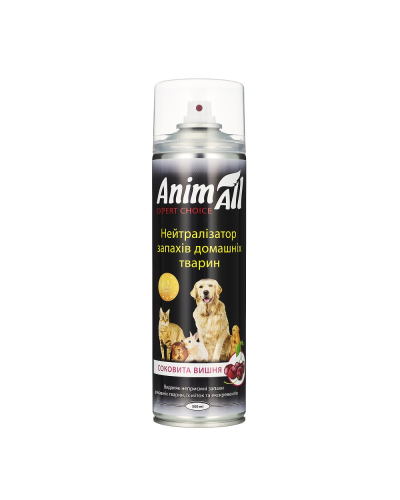 AnimAll нейтрализатор запаха домашних животных "Сочная вишня" 500мл (ал.баллон)