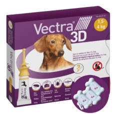 Ceva VECTRA 3D капли от блох и клещей для собак 3 х 0,8мл