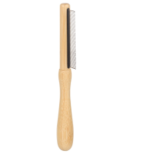 Flamingo 523065 Расческа BAMBOO для вычесывания блох и гнид, зубов 69шт|21х3,5см