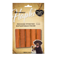 Flamingo Лососеві трубочки фаршировані рисом для собак 75 GR