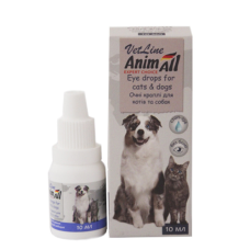 Краплі очні AnimAll VetLine для котів і собак 10мл