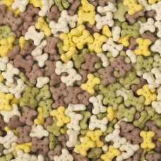 AnimAll 81904 Crunch Dog печиво Кістка Mix, розмір XS, 3 кг