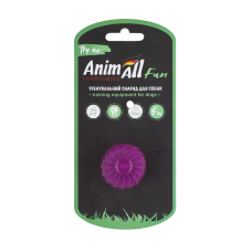 AnimAll Fun мяч волна с пищалкой 45 мм фиолетовый