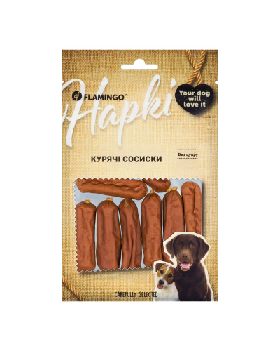 Flamingo Куриные сосиски для собак 75 GR