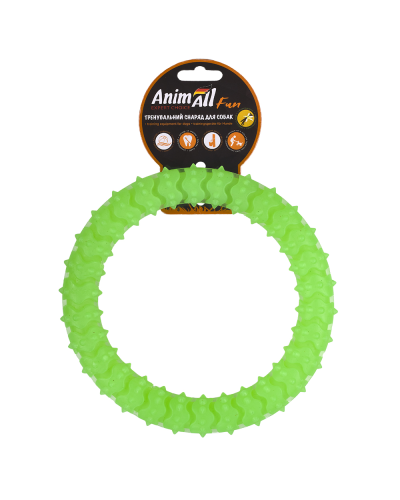 AnimAll Фан 88160 кольцо с шипами 20 см зеленое