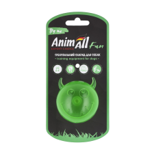 AnimAll Fun м'яч чортик з пищалкою 65 мм зелений