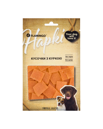 Flamingo Кусочки с курицей для собак 75 GR