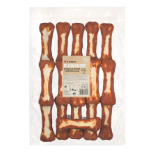 Flamingo ЖЕВАТЕЛЬНЫЕ КОСТИ ДЛЯ СОБАК С МЯСОМ УТЫ 15CM 16ST 1,6KG