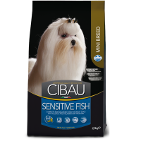 Сухий корм для собак малих порід  Farmina CIBAU SENSITIVE ADULT MINI з чутливим травленням з рибою 2,5 кг 30962