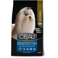 Сухой корм для собак мелких пород Farminа  CIBAU SENSITIVE ADULT MINI с чувствительным пищеварением с рыбой 2,5 кг 30962