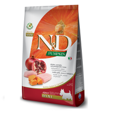 Сухой корм для собак  мелких пород Farmina N&D Grain PUMPKIN CHICKEN & POMEGRANATE ADULT MINI 7 kg 33635