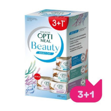 Набір 3+1 вологий корм для котів Optimeal Adult 280 г - асорті