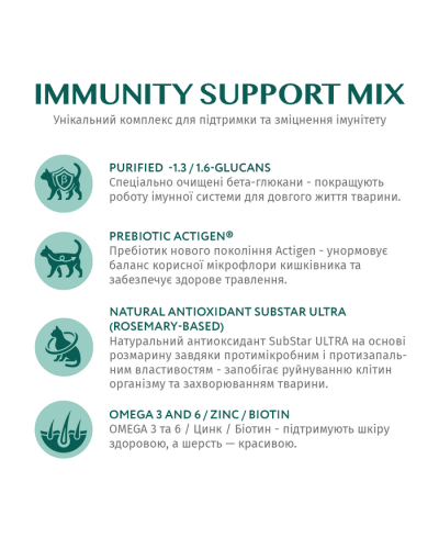 Optimeal Immunity Support Mix Adult набір 3+1 вологий корм для котів 4*85 г - тріска та овочі