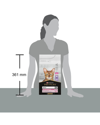 Сухий корм PRO PLAN Adult 1+ Delicate Digestion для дорослих котів з чутливою травною системою, з індичкою, 1,5 кг