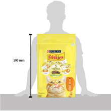 Сухой корм FRISKIES для взрослых кошек, с курицей и овощами, 10 кг