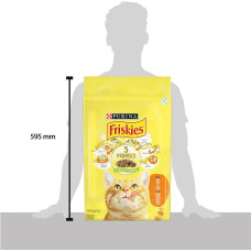 Сухий корм FRISKIES для дорослих котів, з куркою та овочами, 10 кг