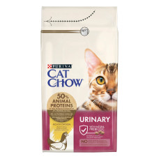 Сухий корм CAT CHOW Urinary для дорослих котів для підтримки здоров'я сечовивідної системи, з куркою, 1,5 кг