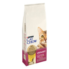 Сухий корм CAT CHOW Urinary для дорослих котів для підтримки здоров'я сечовивідної системи, з куркою, 15 кг