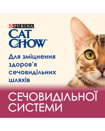Сухий корм CAT CHOW Urinary для дорослих котів для підтримки здоров'я сечовивідної системи, з куркою, 15 кг