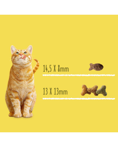 Сухой корм FRISKIES для взрослых кошек, с лососем и овощами, 10 кг
