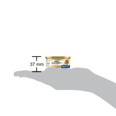 Вологий корм GOURMET Gold для дорослих котів, паштет, з тунцем, 85 г