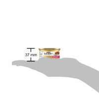 Вологий корм GOURMET Gold “Подвійне задоволення” для дорослих котів, шматочки у підливці, з качкою та індичкою, 85 г
